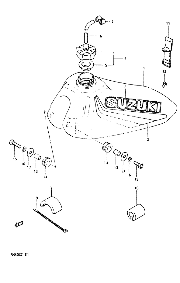 Reservoir Dessence Pour Suzuki Rmrm Xz Esprit Suzuki La