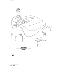 Reservoir Dessence Pour Suzuki Intruder Vlr T L Esprit