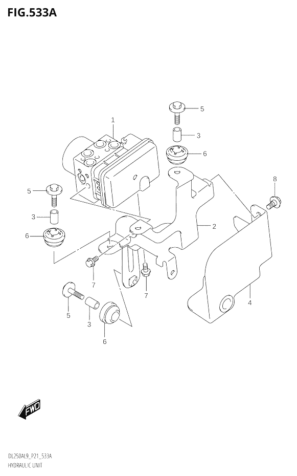 SYSTEME ABS POUR V-STROM 250(DL250A L9 ) 2019