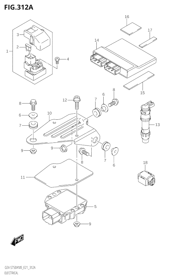 Partie Electrique Pour Gsx S Gsx S Az Gsx S Uqz Gsx S Wqz Esprit Suzuki Com La