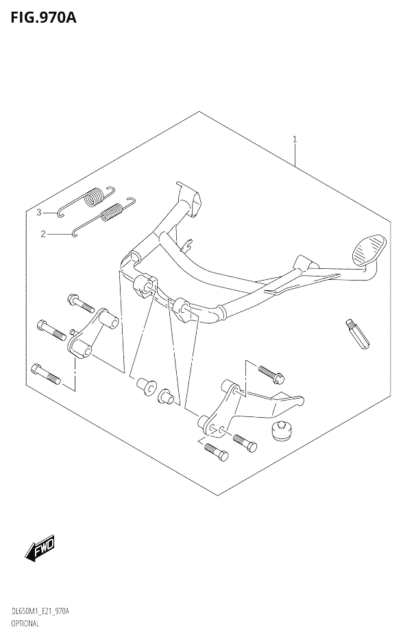 OPTIONS POUR V STROM 650 ABSDL650A M1 2021