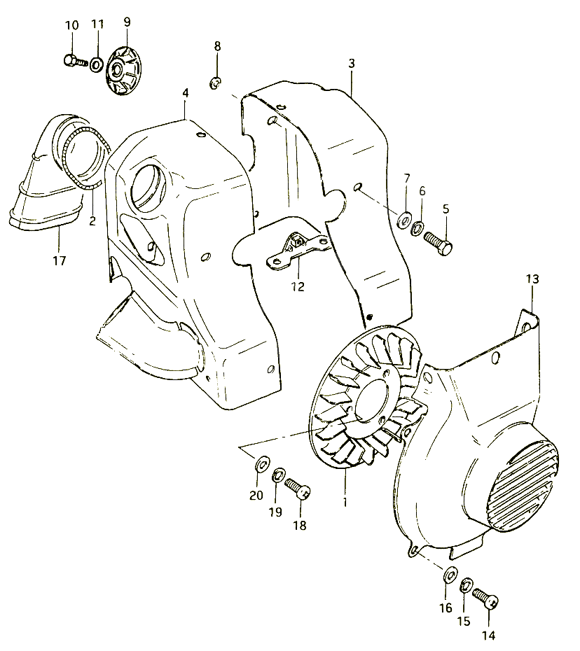 VENTILATEUR DE REFROIDISSEMENT POUR SUZUKI CS 125 1983 POUR SUZUKI CSCS125D 