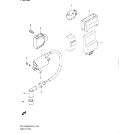 Partie Electrique Pour Dr Sm Dr Smk Esprit Suzuki Com La R F Rence Suzuki Moto